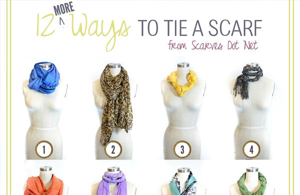 12 *More* Ways to Tie a Scarf