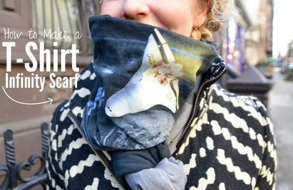 How to Make a T-Shirt Infinity Scarf