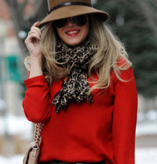 Scarf Style Swoon: Andrea of Blonde Bedhead