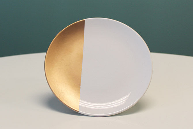 How to Make Gold-Dipped Plates