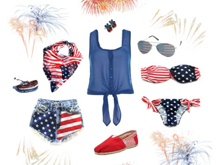 Shine in Red, White, & Blue on the Fourth of July!