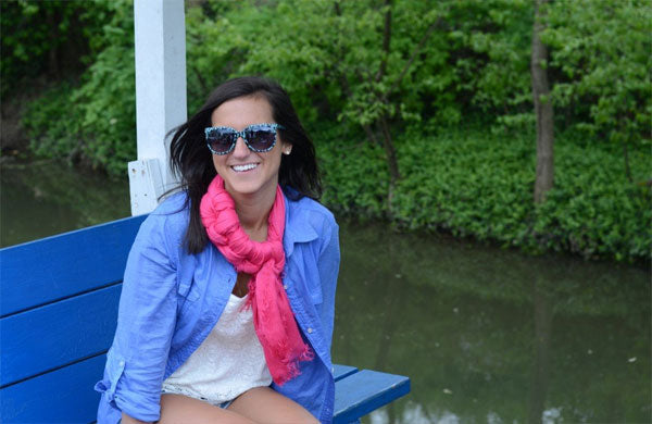 Summer Scarf Looks: A Weekend at the Lake