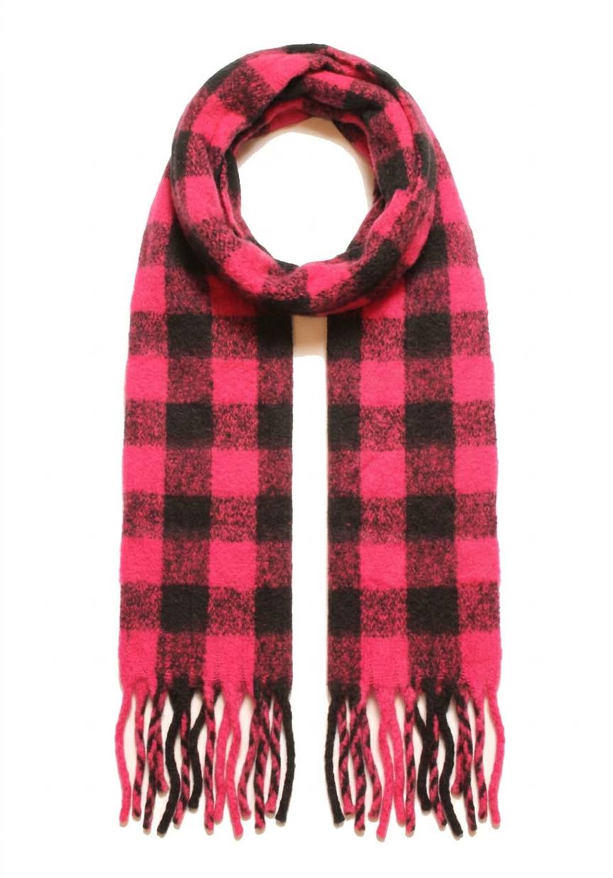 Justine Buffalo Plaid Flannel Scarf