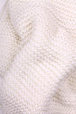 Alex Knit Infinity Scarf White