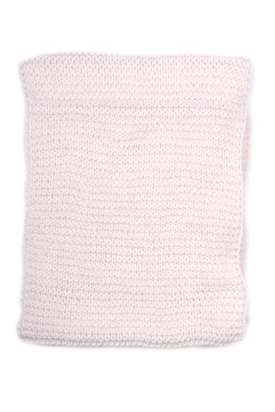 Alex Knit Infinity Scarf White