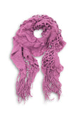 Anastasia Fringe Scarf Pink