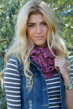 Anastasia Fringe Scarf Pink