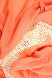 Antoinette Mesh Textured Scarf Peach