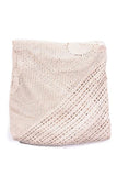 Catherine Floral Knit Poncho Beige