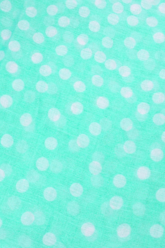 Charlotte Polka Dot Infinity Scarf Mint