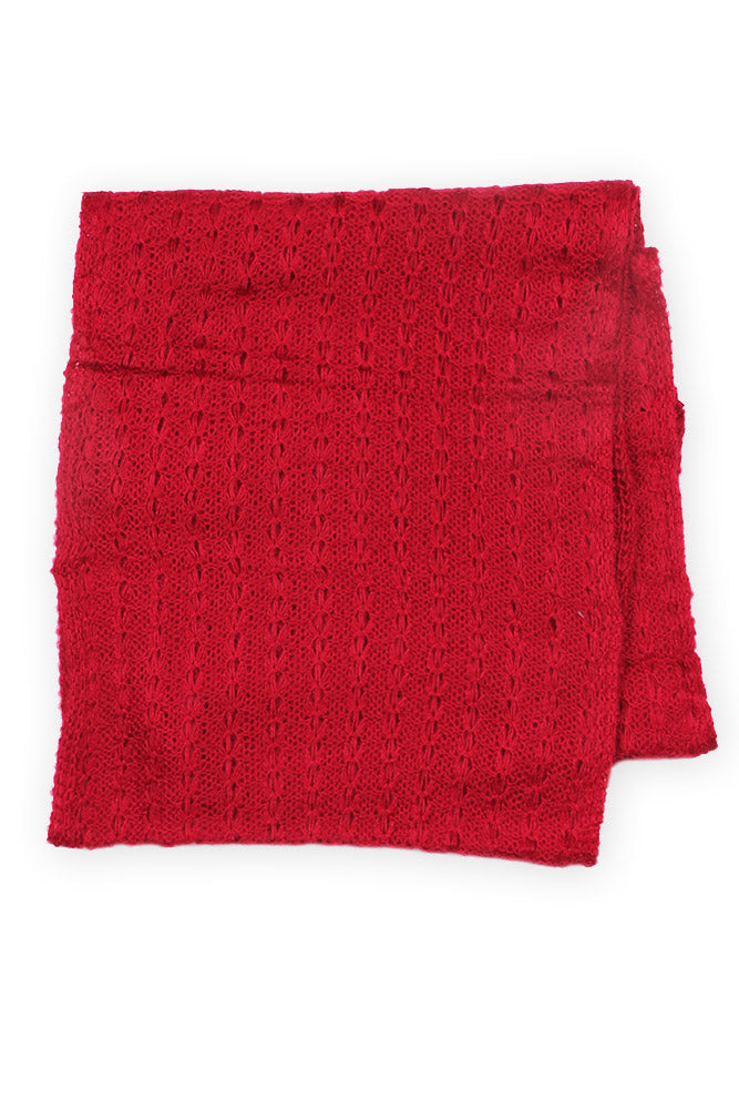 Hadley Knit Scarf Burgundy