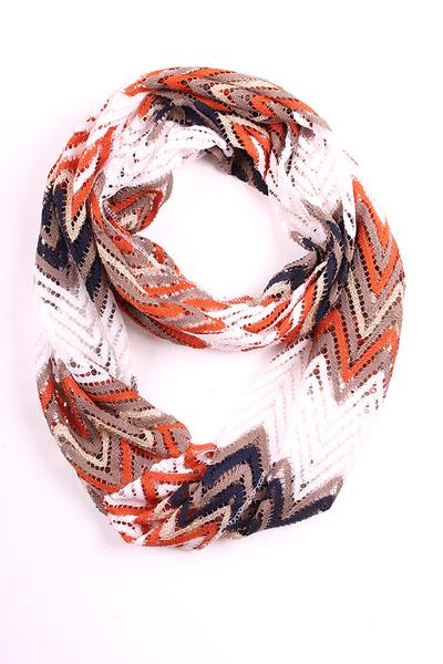 Layne Infinity Scarf Orange Multi