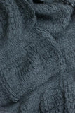 Leona Chunky Solid Tassel Scarf Grey