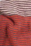 Lily Stripe Infinity Scarf Red