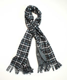 Mae Mini Houndstooth Flannel Scarf