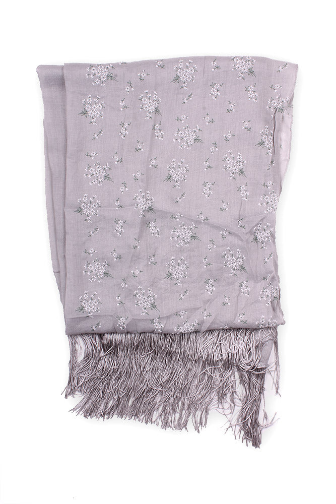 Mila Neck Scarf Silver 2