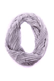 Shannon Pleated Infinity Scarf