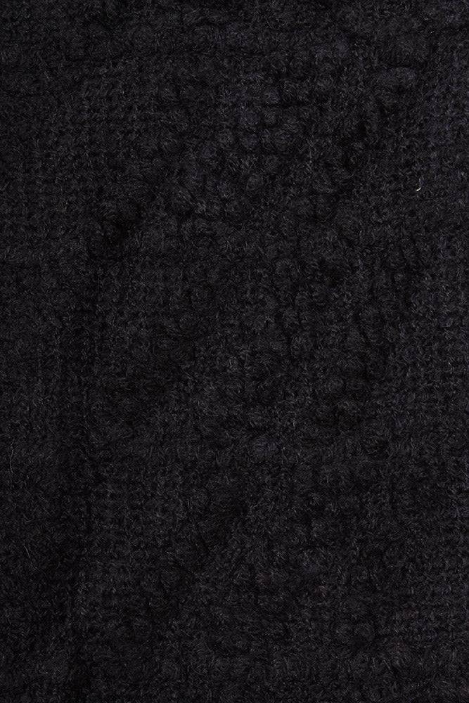 Sonya Knit Neck Scarf-Black