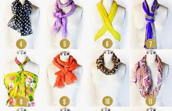 15 Ways to Wear Summer Scarves