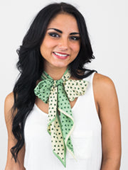 How to Tie a Scarf: Bisous Bow Tie