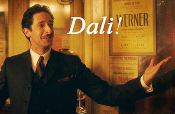 Adrien Brody as Salvador Dalí