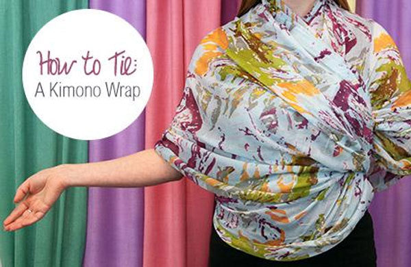 How to Tie a Scarf: Kimono Wrap