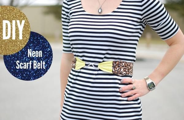 DIY: How to Make a Belt from a Scarf