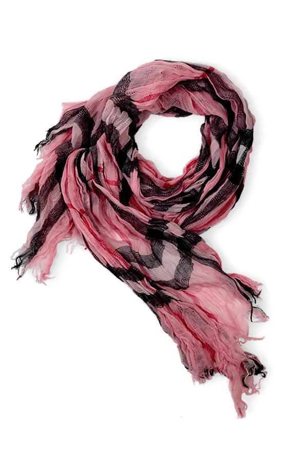 Addison Plaid Scarf Pink
