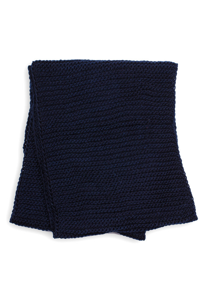 Alex Knit Infinity Scarf Navy