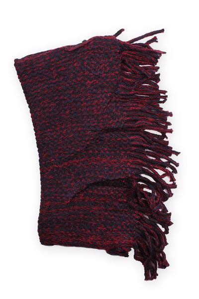 Brenna Winter Scarf Red / Navy