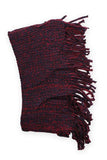 Brenna Winter Scarf Red / Navy