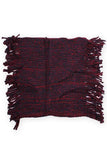 Brenna Winter Scarf Red / Navy