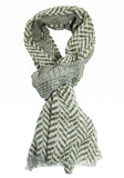 Camber Chevron Scarf Grey