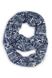 Candace Nordic Infinity Scarf Blue