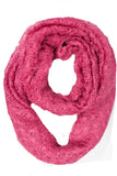 Caroline Knit Infinity Scarf Pink