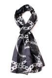 Chain Link Scarf Black