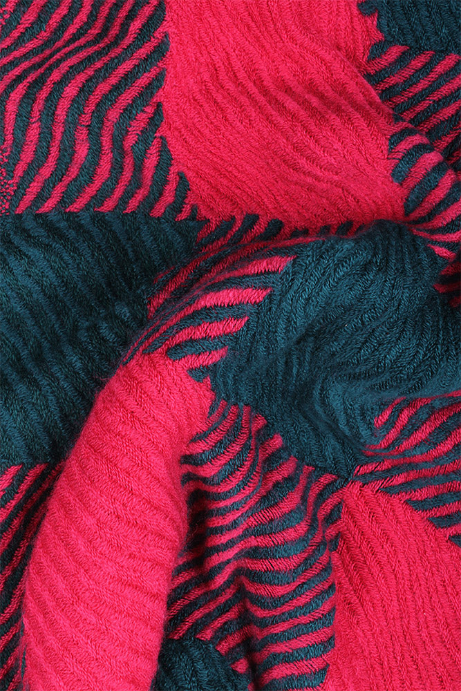 Charity Infinity Scarf Red Multi
