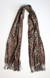 Cleo Leopard Print Scarf