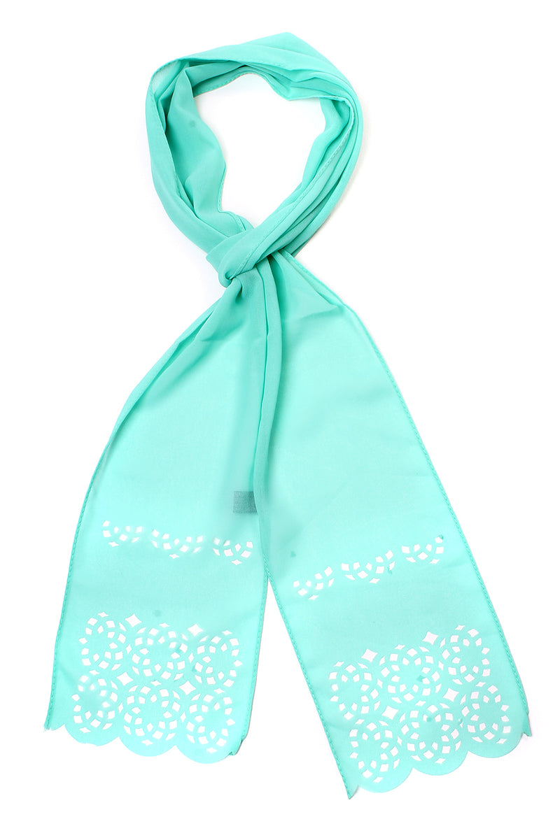 Cut It Out Scarf Mint
