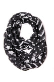 Echo Geo Print Scarf Black