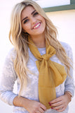 Jane Solid Colored Neck Scarf