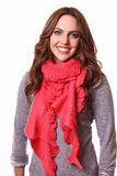 Jenny Neck Scarf Pink With Model