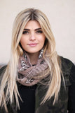 Jessica Leaf Infinity Scarf