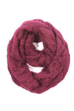 Kristy Infinity Scarf Burgundy