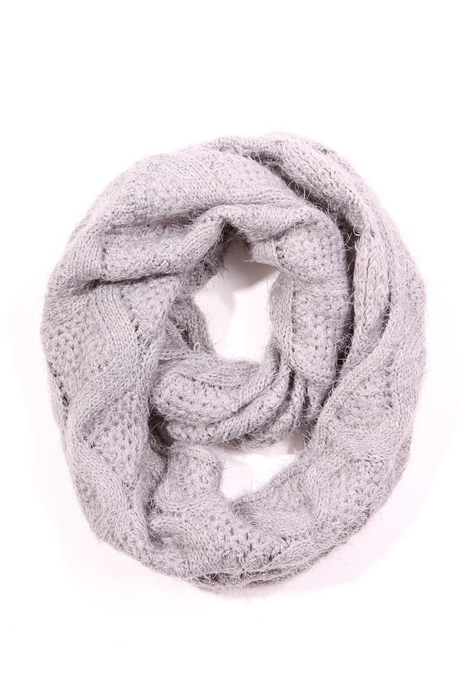 Kristy Infinity Scarf Gray