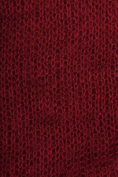 Lynda Pom Pom Scarf Burgundy