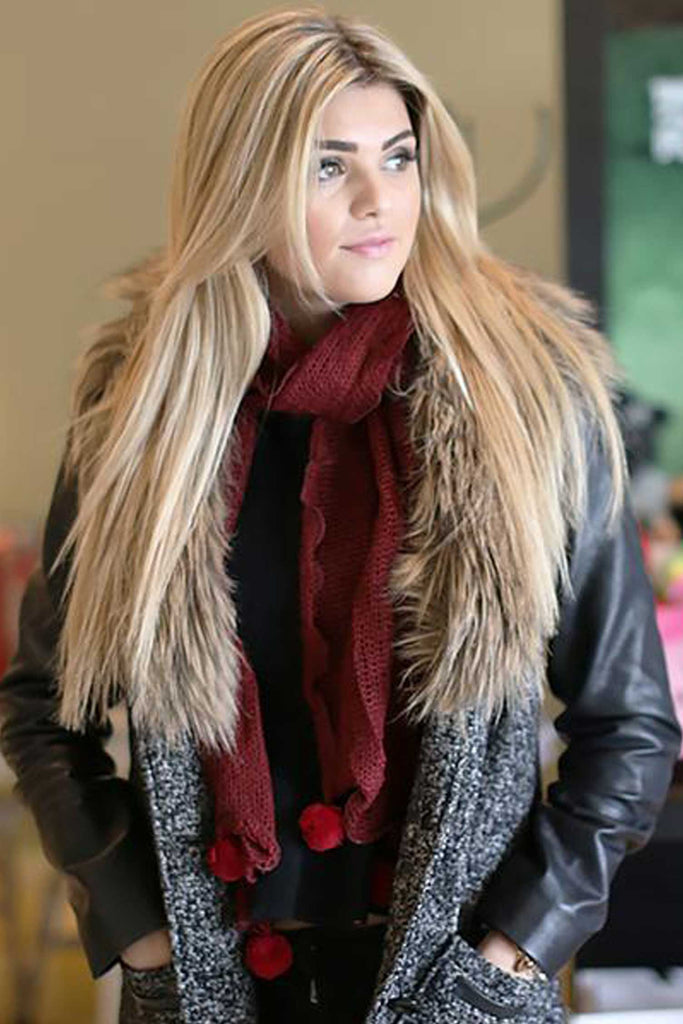 Lynda Pom Pom Scarf