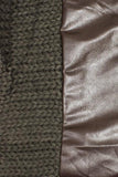 Marilyn Leather Circle Scarf Brown