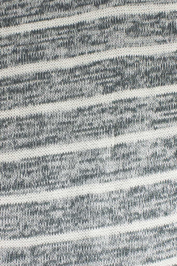 Mia Striped Scarf Grey