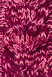 Phyllis Cable Knit Headband Pink / Purple